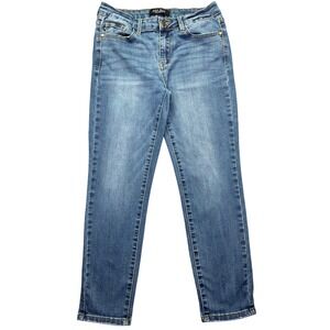 Judy Blue Skinny Jeans High Waist Denim Stretch Casual Sz 30 Fit 29" Boho Grunge